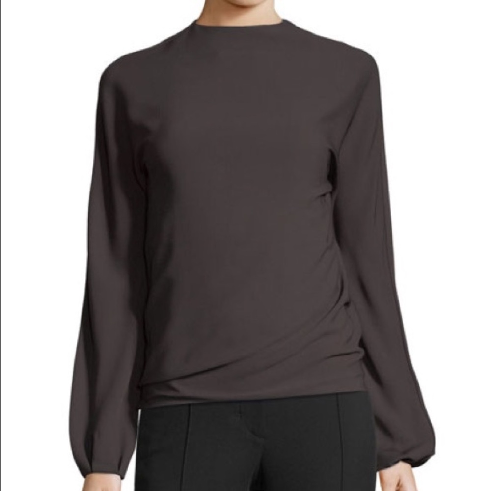 Helmut Lang Womens Calla Low Back Tie Blouse Sz XS NWT